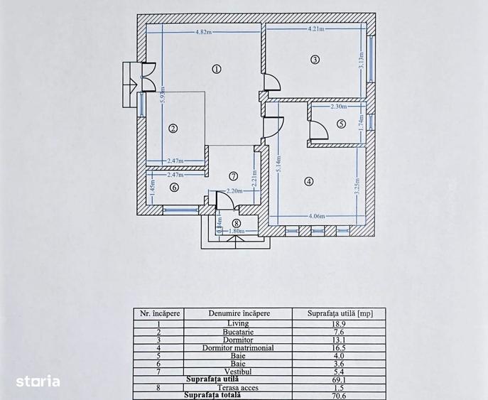 Casa Parter / 3 camere/Com.Berceni/Comision 0 % - 3