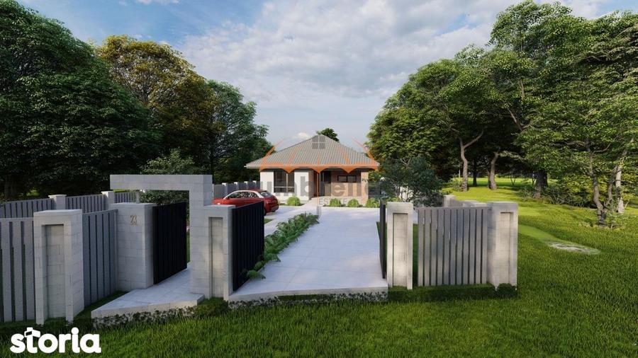 teren intravilan cu Autorizatie de constructie 1.400m2 in Livada-Iclod - 7