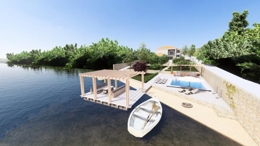 Vila mediteraneana, cartier cu iesire la lac, zona relaxare, peninsula Balotesti - 15