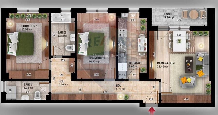 Vanzare apartament 3 camere Titan Vanzare apartament 3 camere Titan