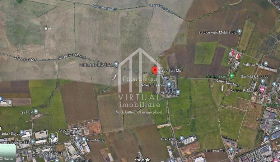 Teren de vanzare intravilan în Sibiu, zona Calea Surii Mici