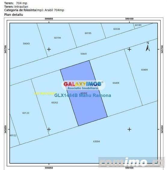 Teren pentru constructii, 704 mp Balotesti, zona inel A0 - 1