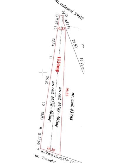 Teren intravilan Baia de Fier 15 euro / mp - 3