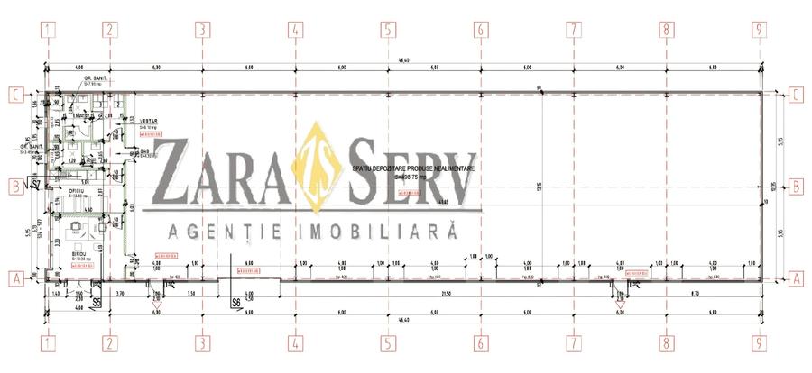 Hală industrială de închiriat – 600 mp – utilată pentru industrie alimentară – Z - 10