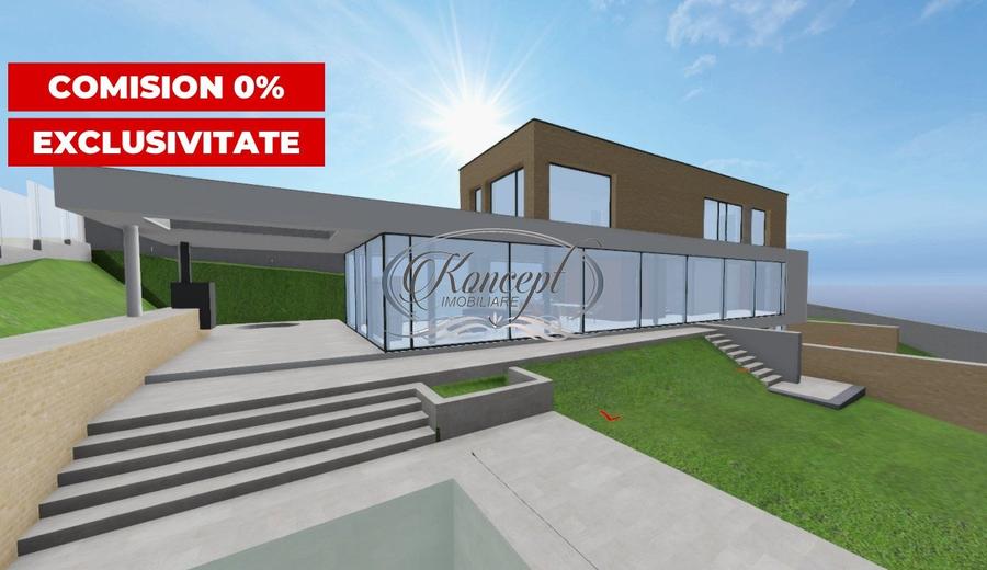 Exclusivitate 0% comision - Teren cu autorizatie pentru casa cu piscina - 1