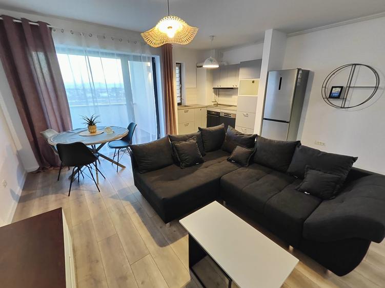 Apartament cochet de 2 camere, bloc nou, zona Noua, parcare exterioara - 1