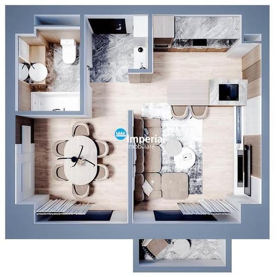 Potiers Towers Faza 2! Ap. 1 camera pret Promotional! - 3