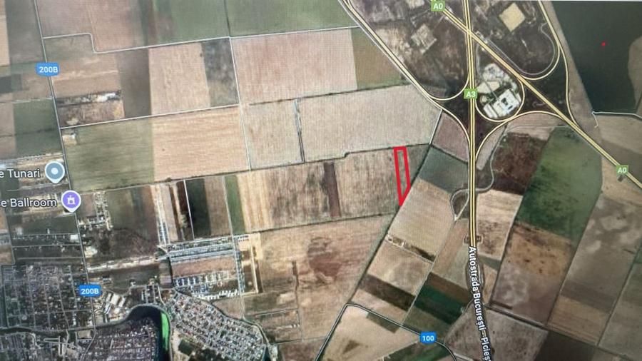 Teren intravilan cu potential! 11900 mp, DJ200, A0, A3, DJ 100, Tunari, IF - 8
