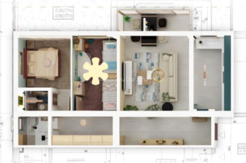 Apartament lux 3 camere la 15 min N. Grigorescu cladire boutique