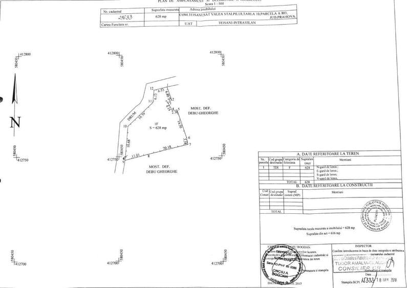 Teren intravilan 628 mp, Valenii de Munte - Teisani - 10