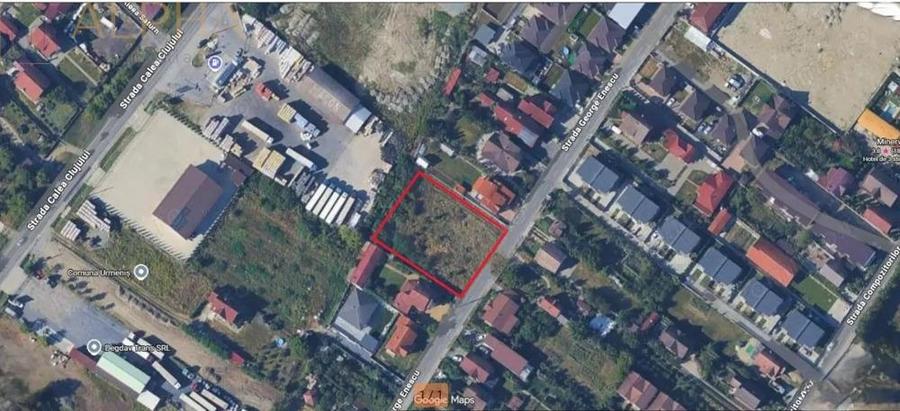 Teren intravilan 2174 mp | Front 40 ml | Str. George Enescu Bistrita - 5