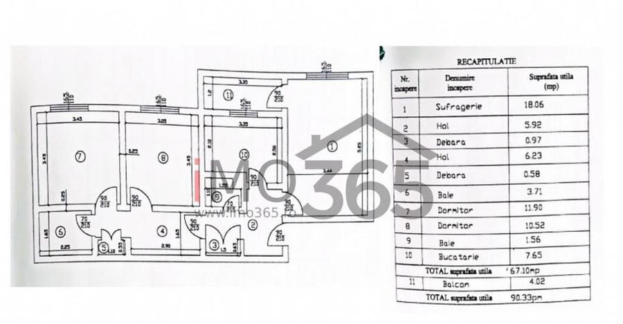 Ap.3 Camere Et.3 Exercitiu langa Scoala 2 stradal - 2