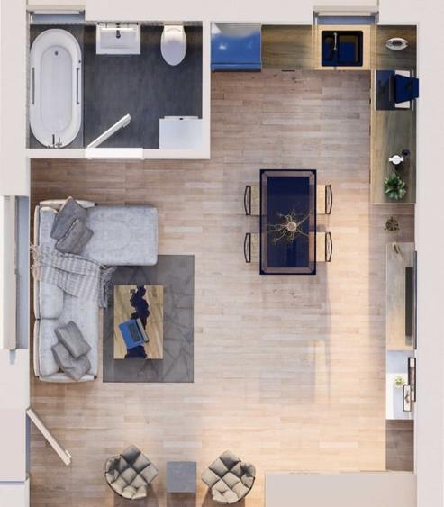 STUDIO MAMAIA NORD/ PRET PROMOTIE/RATE LA DEZVOLTATOR /APROAPE DE MARE/ PREMIUM/ - 4