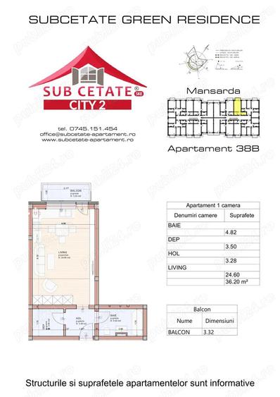 garsoniera si cu credite bancare in SUBCETATE - 2