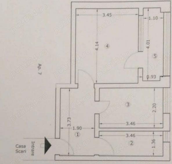 Garsoniera moderna de inchiriat Str. Soarelui | Loc de parcare inclus - 7