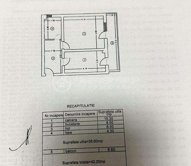 Etaj 2! Apartament 1 cameră 42mp, Valea Lupului, CT + loc de parcare - 12