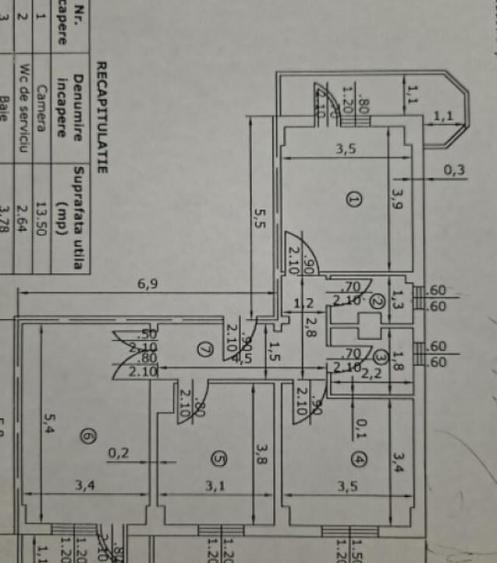 Apartament 3 camere decomandat, ultracentral | Cuza Voda ?? - 12