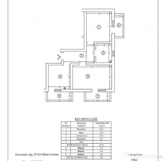 Apartament 2 Camere Poitiers Manta Rosie Etai 1 - 11