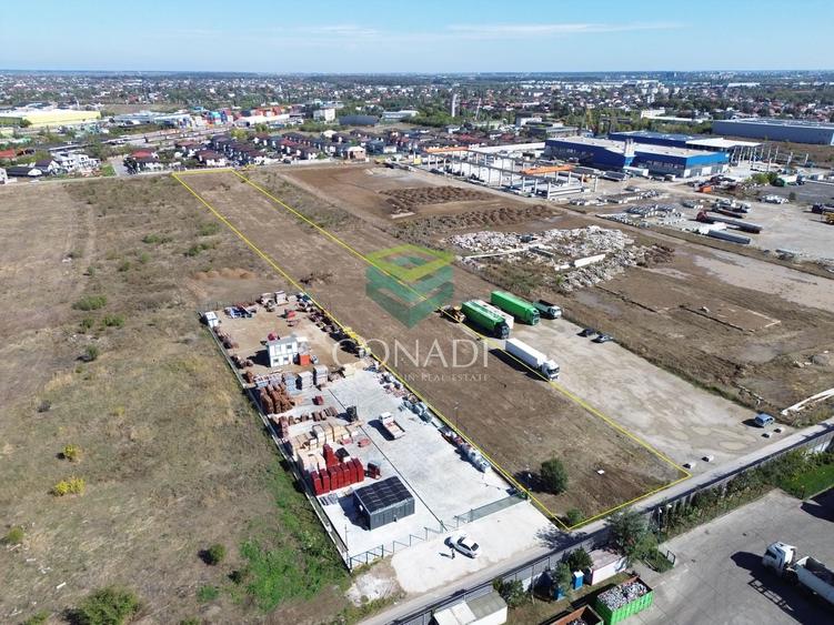 Teren Chitila - 8.700 mp - pretabil pentru hale - 2