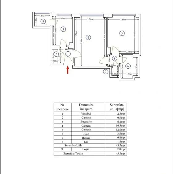 IDEAL OPORTUNITATE| Apartament 2 Camere |METROU 2 MIN| PIATA IANCULUI - 9