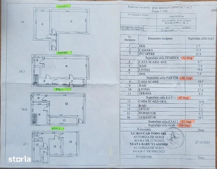 Casă cu 7 camere decomandat cu Teren 117 Mp în Ultracentral
