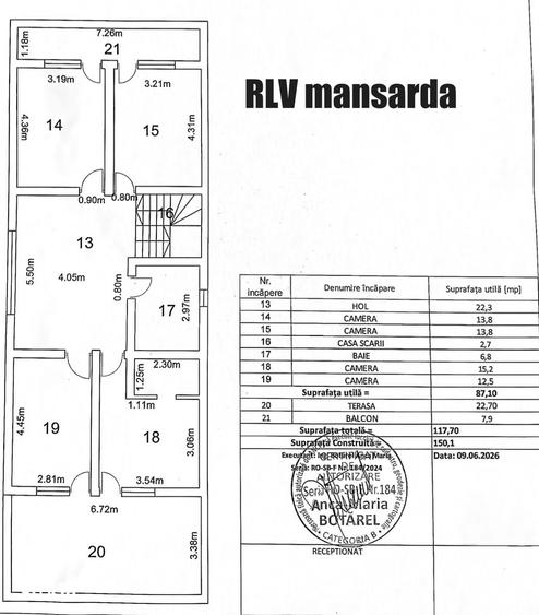 Casă cu 6 camere cu Teren 514 Mp în Terezian