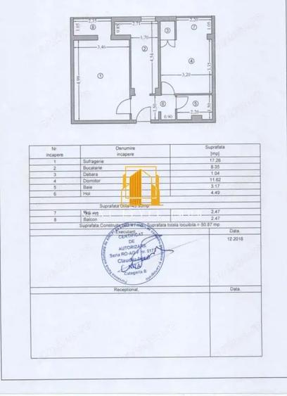 Apartament cu 2 camere decomandat în Găvana