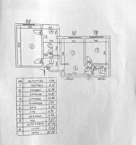OPORTUNITATE! GIULESTI-CRANGASI | 3 CAMERE RENOVAT | PARCARE | GATA DE MUTARE - 9