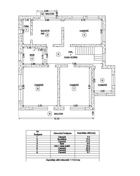 Casa zona Porolissum 616 ari teren Pret 257.000eur - 2