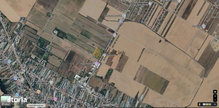 Teren intravilan de vanzare Berceni Vidra | 500650 mp | curent la lot - 7