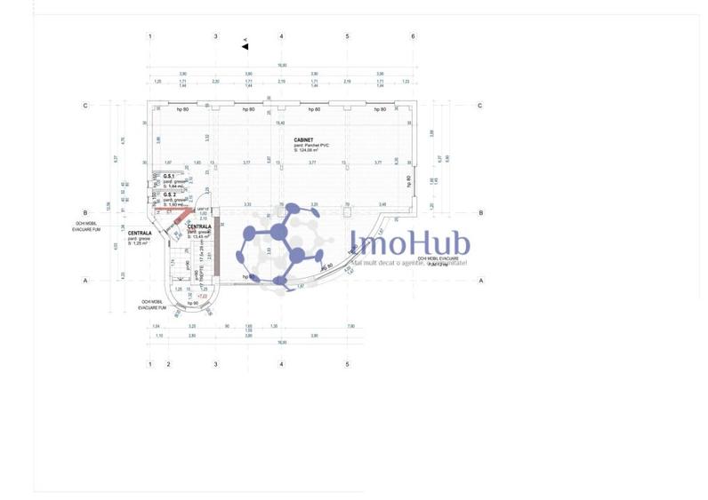 Spatiu Birouri, 128 mp, Tudor Vladimirescu - Rivers Towers - 3