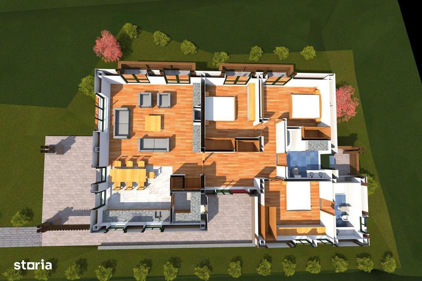 Casa pe un singur nivel , 170 mp , teren 1050 mp ,Grui?ror, Aca?ari - 6