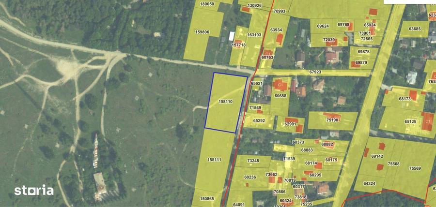 Teren pe platou Bucium, construibil, 4000mp - 6