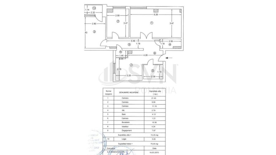 REA1028488 Apartament 3 camere l Piata Romana - 10