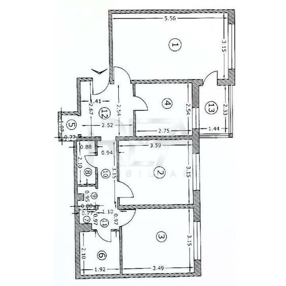 3 Camere Decomandat Et. 3/7 Zona Crangasi - 13