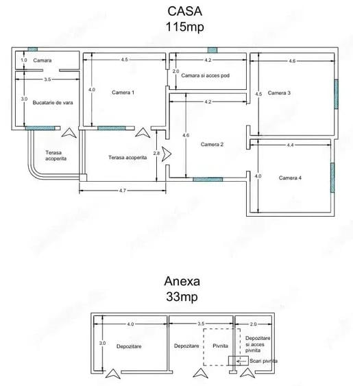 Casa si teren in Gligoresti comuna Luna - 2