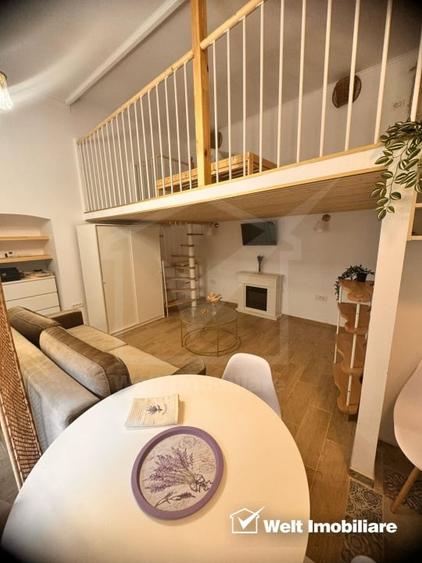 Apartament tip studio etajat, ultracentral, mobilat si utilat ! - 1