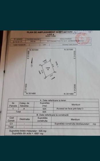 Vand teren zona carffour ! - 2