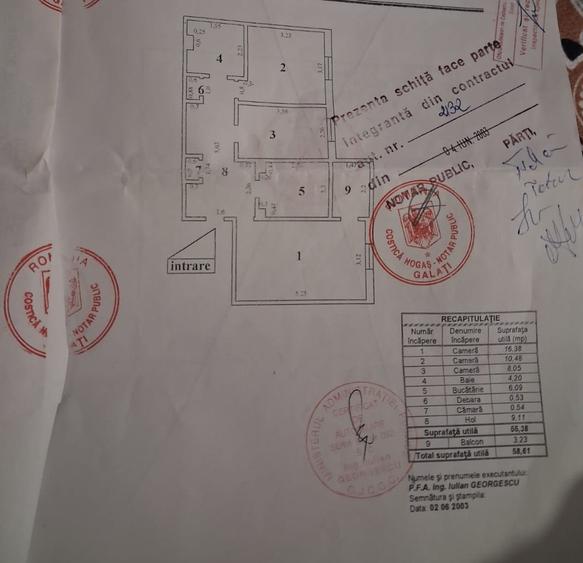 68.ooo euro, apartament 3 camere, decomandat, Micro 16 - 4