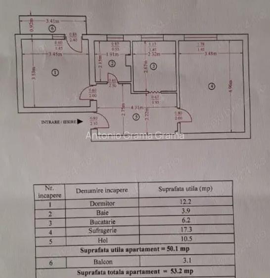 Apartament 2 camere, 53 mp, Precista Apartament 2 camere, 53 mp, Precista