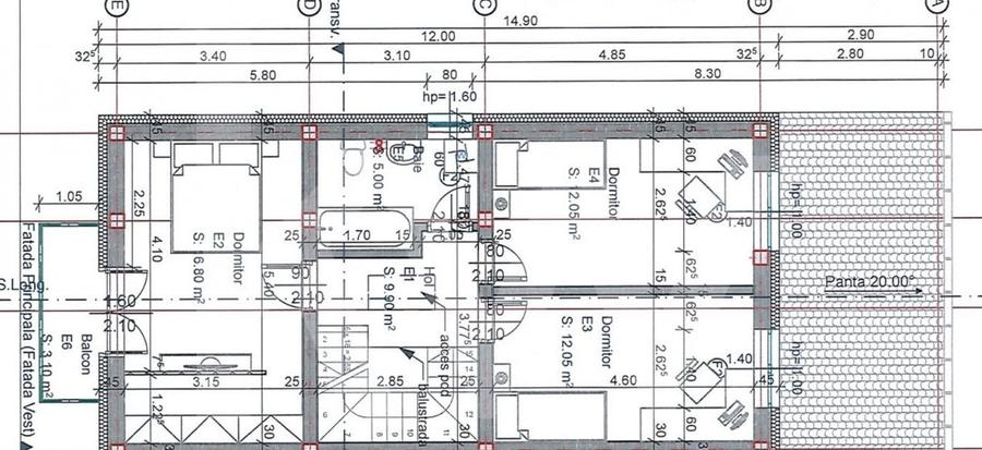 Casa vanzare 4 camere P+1E terasa teren 250mp Sibiu zona Arhitectilor - 6