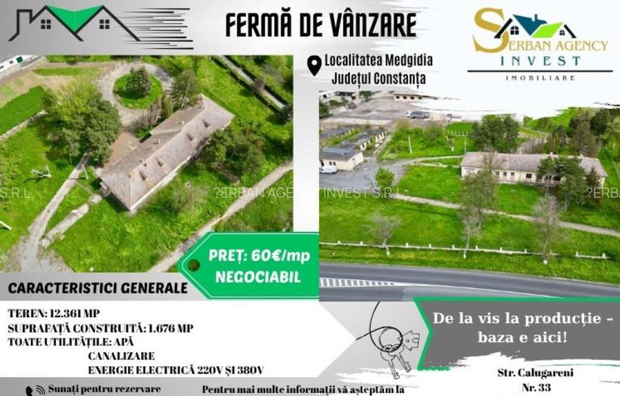 FERMA DE VANZARE Partizanu, jude?ul Constan?a FERMA DE VANZARE Partizanu, jude?ul Constan?a