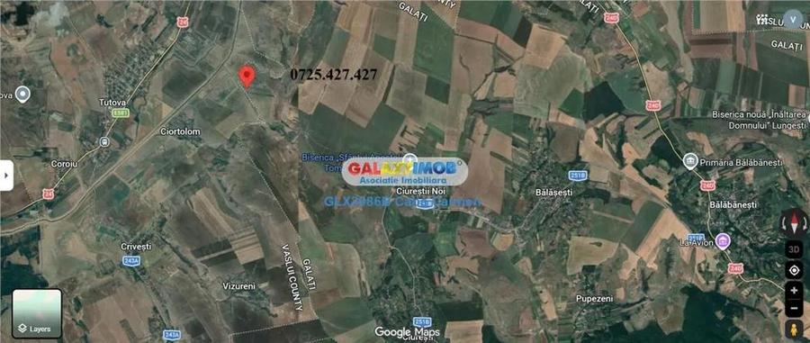 De vanzare teren agricol, extravilan in Loc. Balasesti, Jud. Galati - 5