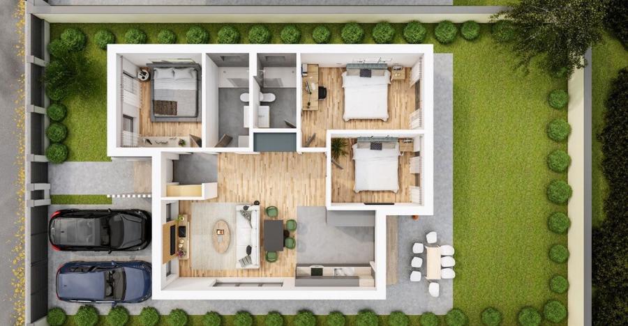 Vila individuala la cheie, 250mp curte, constr. 2022, Tunari - 6