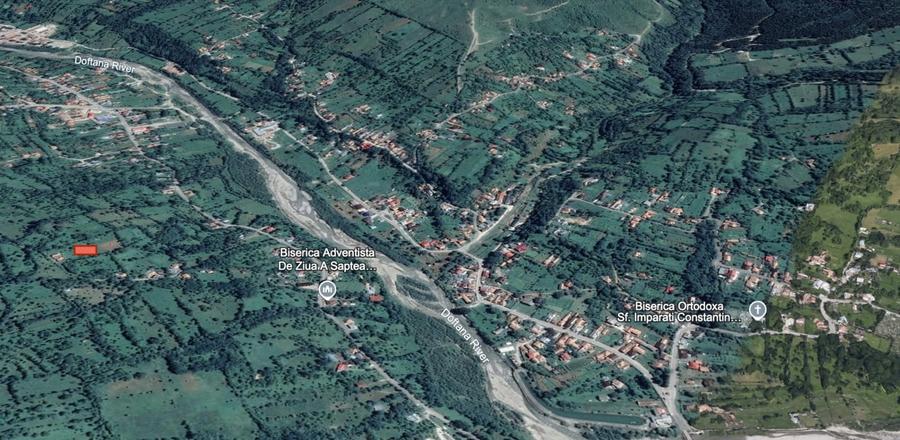 Teren retras panoramic Valea Doftanei 1350 mp panta lina, cu utilitati - 15