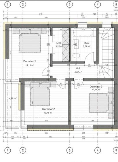 Casa premium cu 3 dormitoare in Baia Mare strada Dumbravei - 1