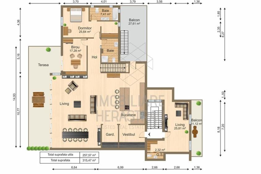 Monteux Penthouse | Duplex, 6 rooms, unique view overlooking Floreasca Lake - 18