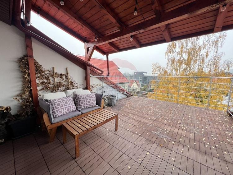 Penthouse cu 5 camere si terasa cu view de inchiriat in Grigorescu - 1
