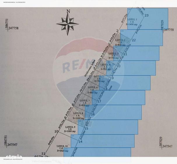 Oportunitate dezvoltare: 10.032 mp cu front la lac, lotizat - 4