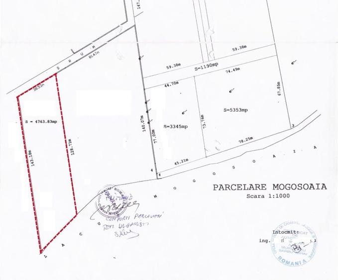 Teren dezvoltare 4763 pe malul Lacului Mogosoaia deschidere 40 metri - 3